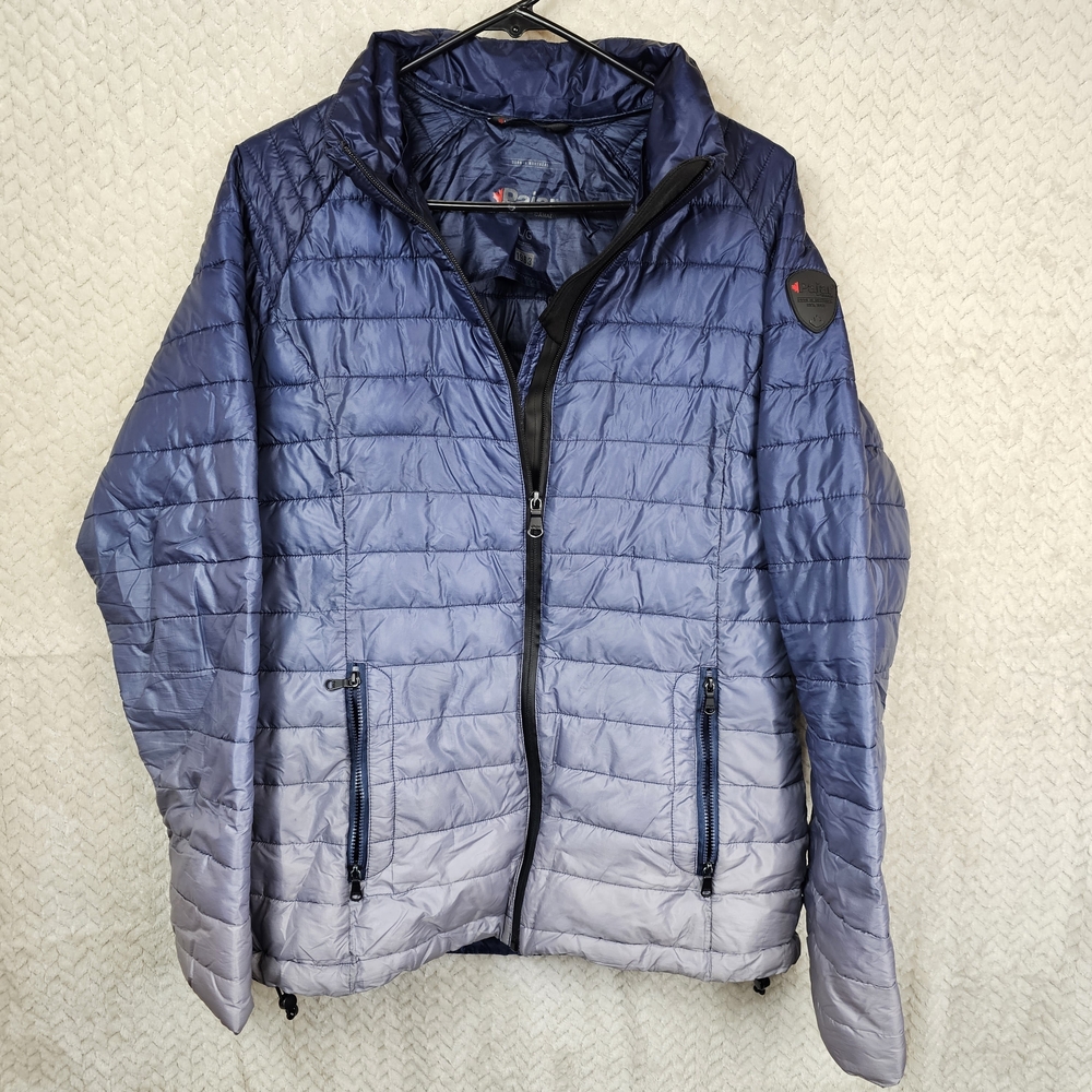Pajar Canada Womens Packable Navy Blue Puffer Jacket Thinsulate Large 3M Cold